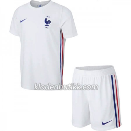 Frankrike Barn Bortedraktsett Euro 2020 Kortermet (+ Korte bukser)